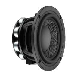 TeamSQ4/4 4'' 1x4Ohm SVC 30WRMS Ultimate Grade Sound Quality Midbass/Woofer Optimized For Custom Installations
